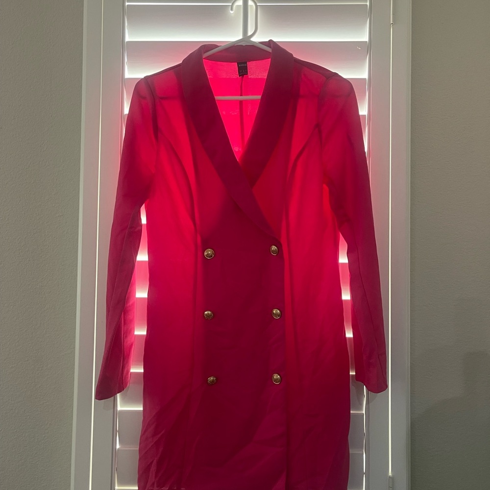 Women's Pink blazer dress